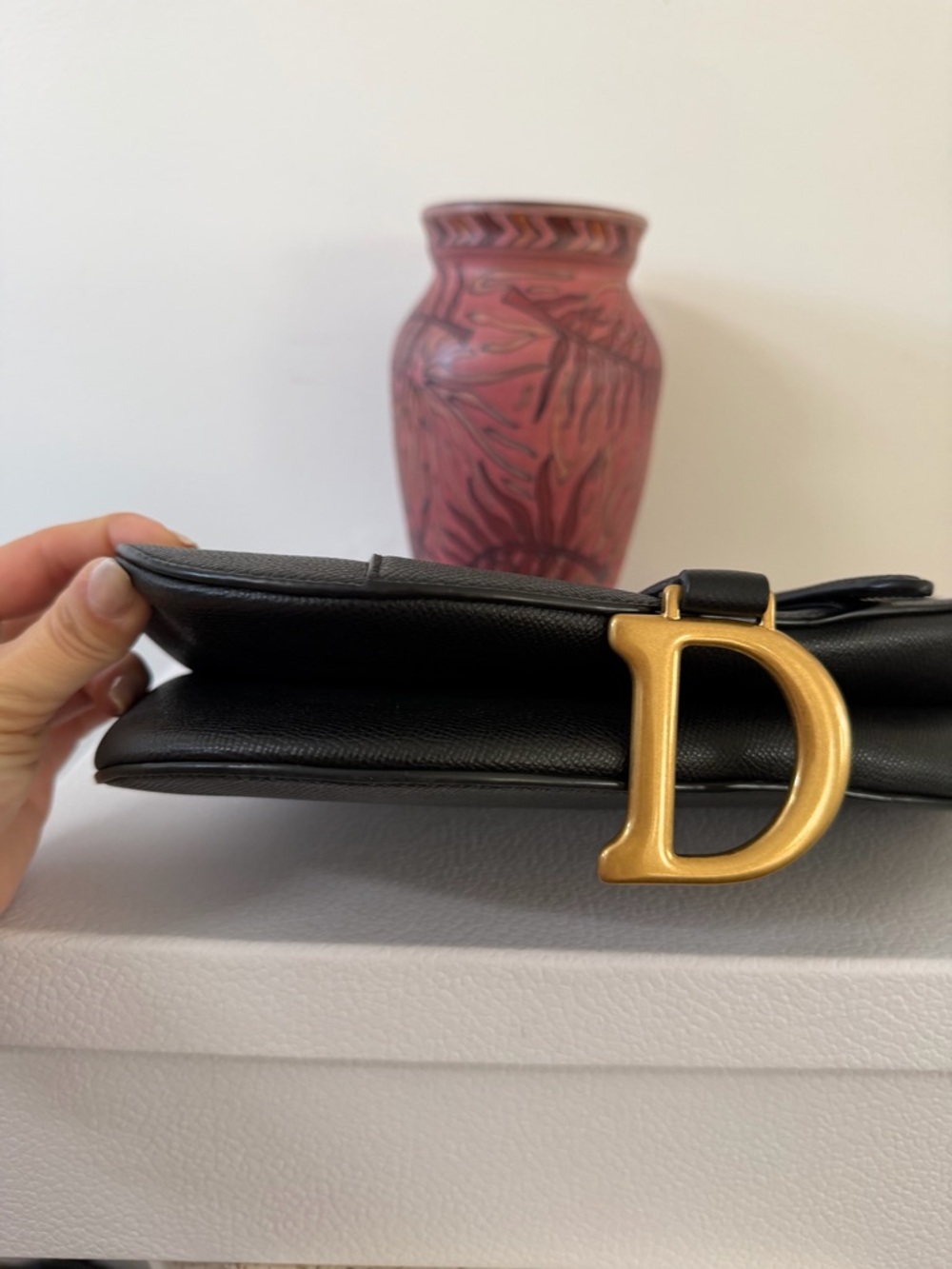 CHRISTIAN DIOR SADDLE GRAINED CALFSKIN BAG - Picture 7 of 16
